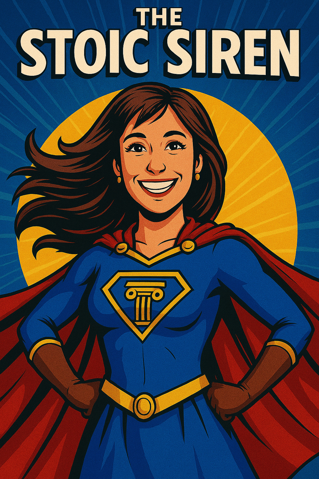 The Stoic Siren — sample superhero card